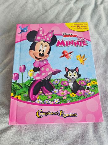 Livre comptine et figurines disney minnie