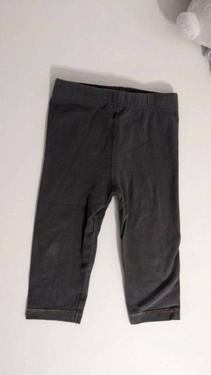 Legging gris foncé Orchestra 9 Mois