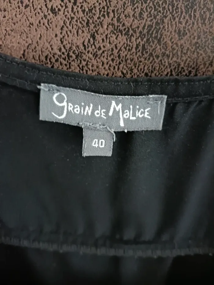 Débardeur noir grain de malice - photo numéro 3