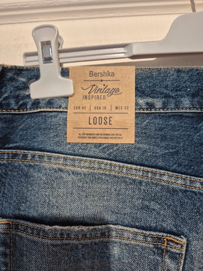 Jean déchire coupe loose Bershka - photo numéro 7