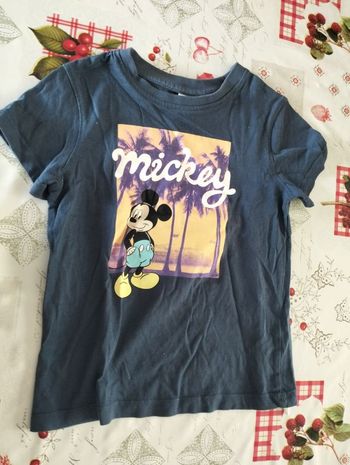 T-shirt bleu Mickey (5 ans) DIsney