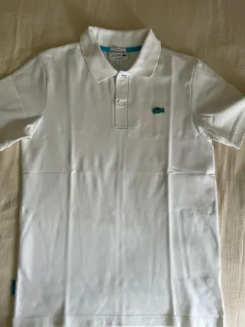Polo Lacoste blanc