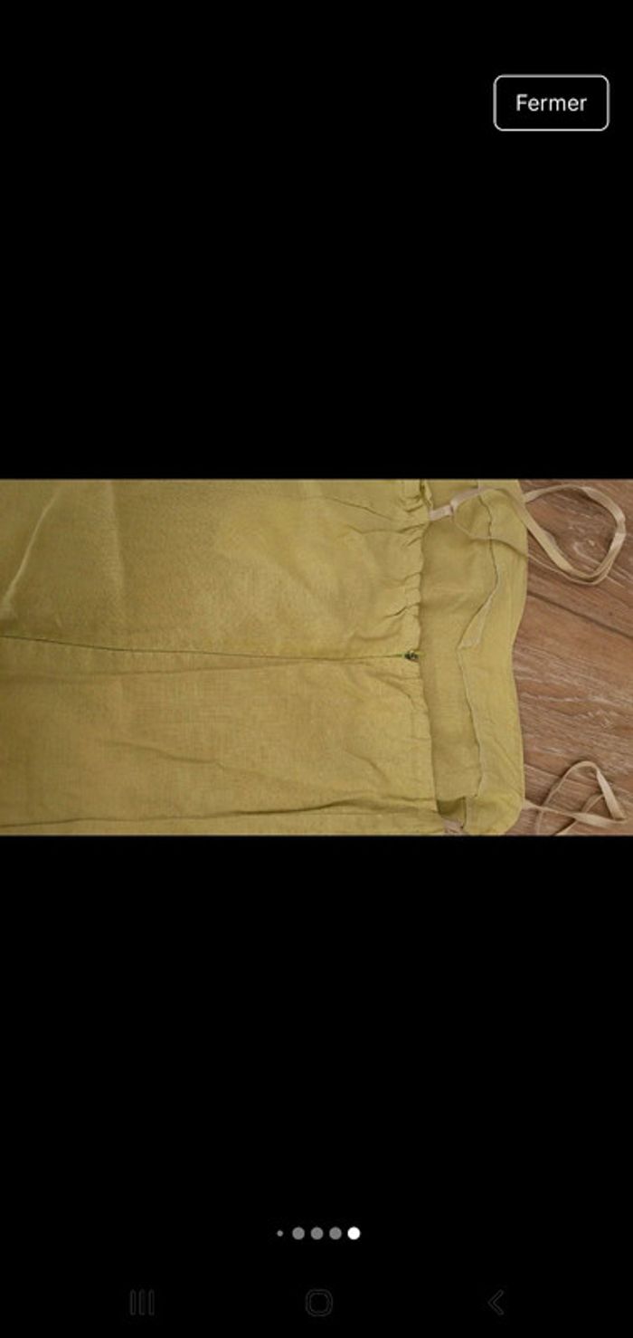 Robe en lin verte - photo numéro 6