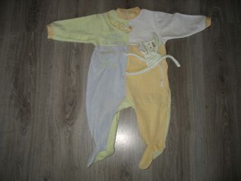 PYJAMA MULTICOLORE BÉBÉ GARÇON "IN EXTENSO" - 9 MOIS - n°01