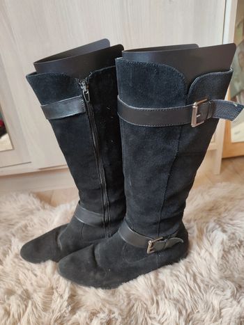 Bottes noires style cavalière