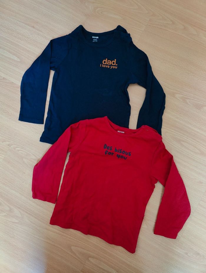 Tee shirts ML garçon Kiabi 3 ans