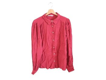 C56 chemise bordeaux Camaïeu L