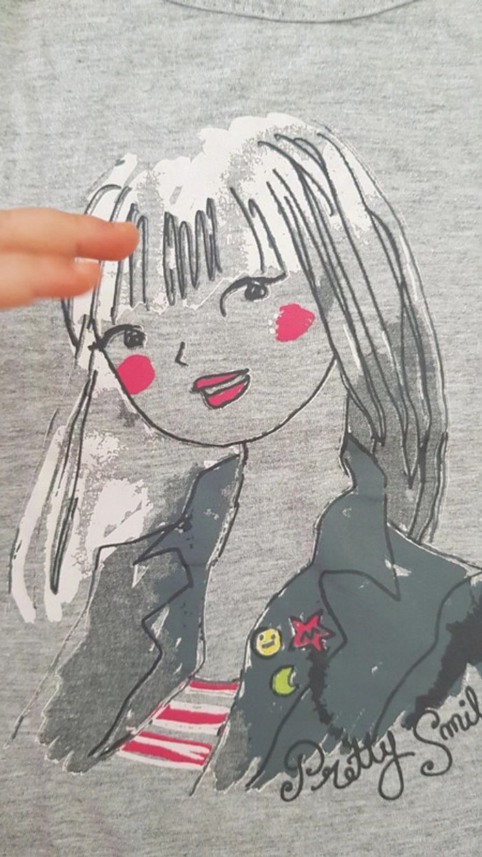 Ensemble fille 5 ans jupe sergent major et tee-shirt manches longues - photo numéro 8