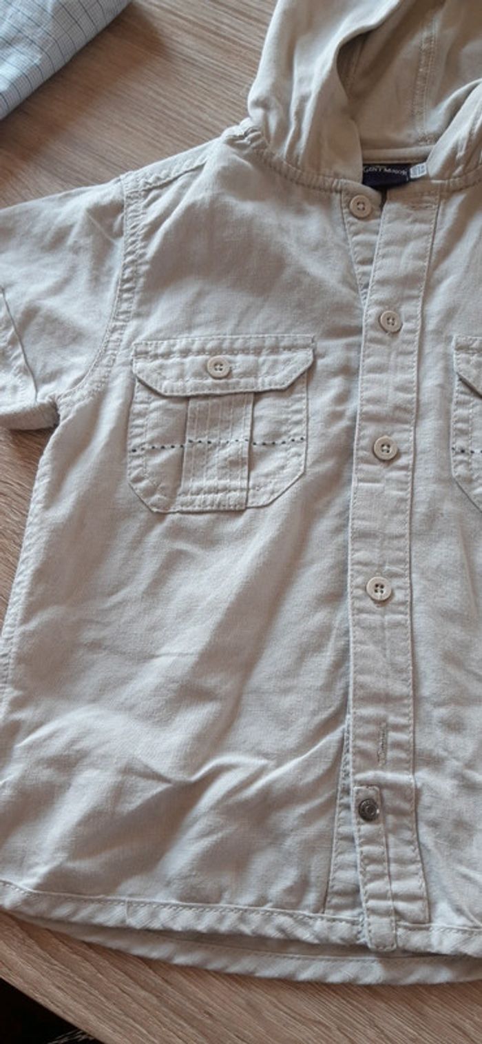 Chemise manches courtes 2 ans/86cm - photo numéro 3