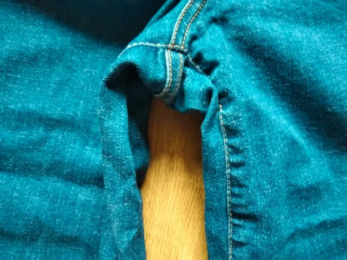 Pantalon large en jean H&M - photo numéro 2