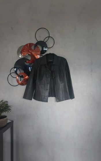 Veste femme en cuir noir Cuiropolis