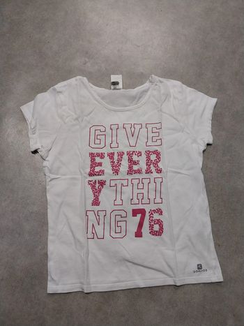 tee shirt fille 8 ans decathlon