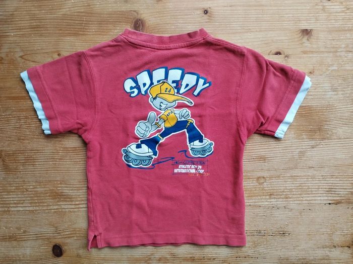 Tee-shirt Rouge Imprimé – Palomino – Taille 5 ans (110 cm) - TBE - photo numéro 2