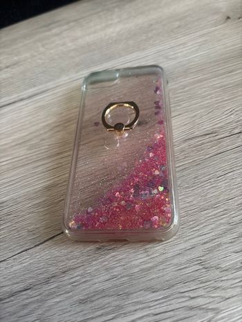 Coque de téléphone avec paillettes