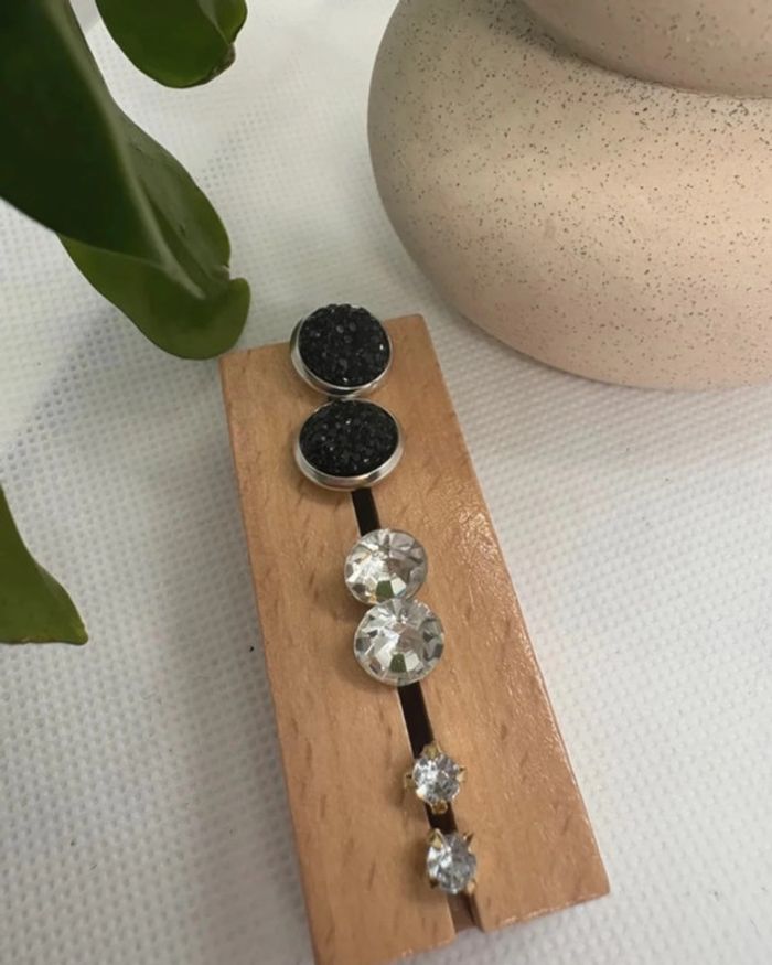 Lot de 3 paires de boucles d'oreilles