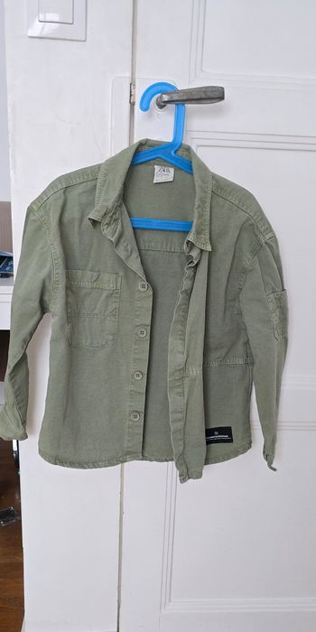 Chemise Zara Garçon 7ans kaki