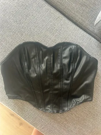 Bustier similicuir taille L petite