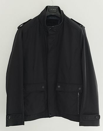 Parka imperméable noire Brice