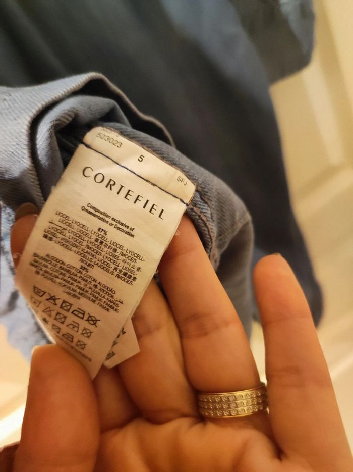 Robe denim coterfiel L - photo numéro 4