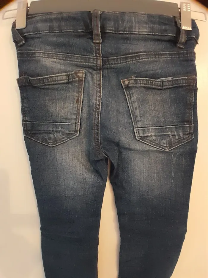 Jeans enfant, bleu marine, Marque Denim, 3-4ans, 104cm - photo numéro 5