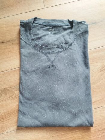 T-shirt manches courtes moucheté homme L