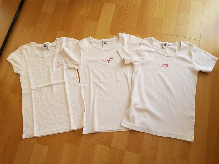Lot de 3 tee-shirt petit bateau 10ans