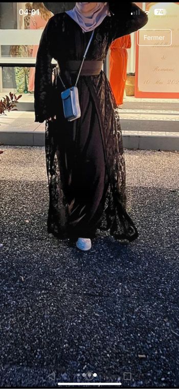 Caftan dentelle