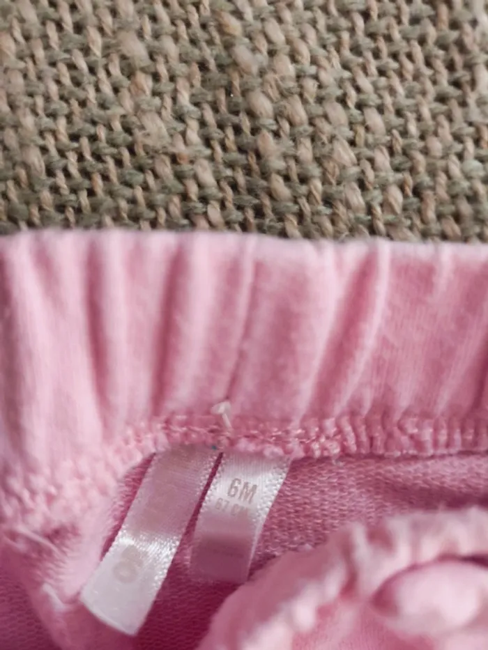 Lot de deux bas leggings fille 6 mois excellent état - photo numéro 3