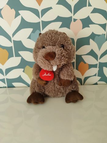 Peluche marmotte jules