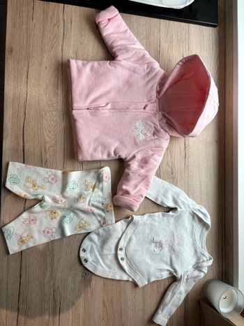 Ensemble Minnie bébé fille 1 mois