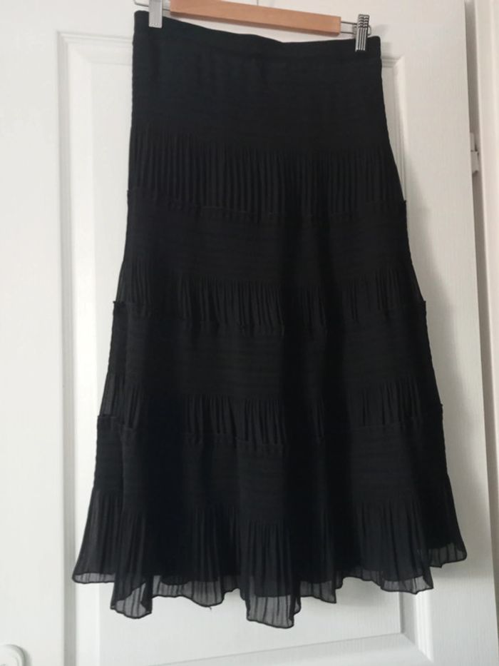 jupe noire scottage taille 40 - photo numéro 2