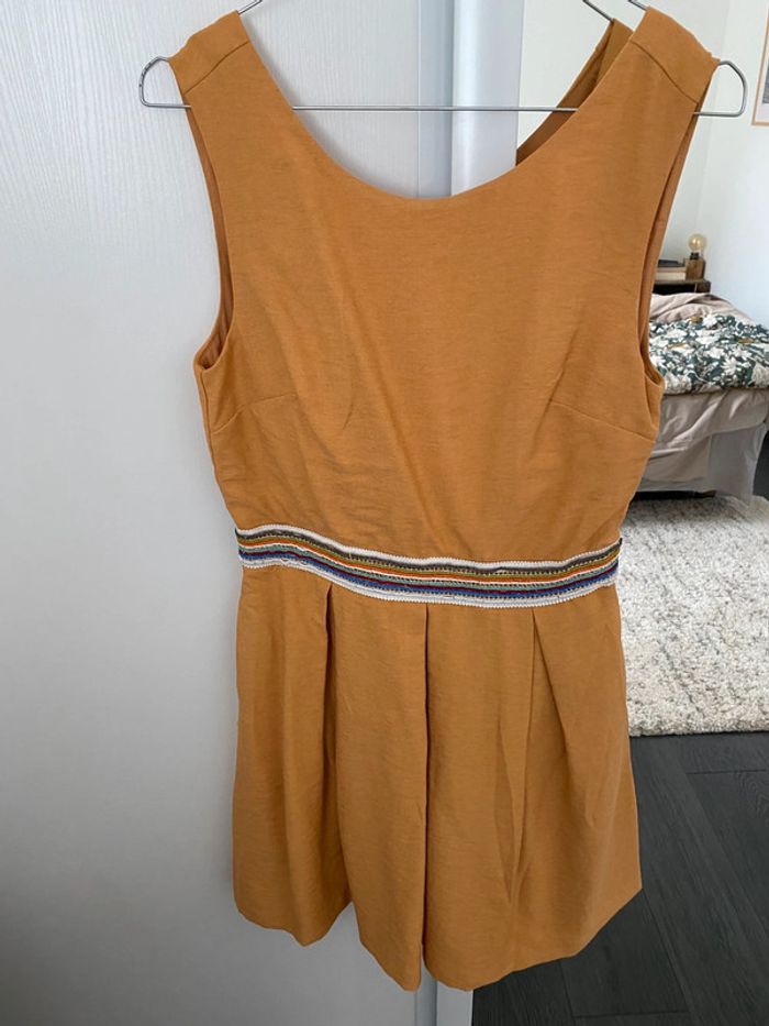 Robe plissée orange - The Korner