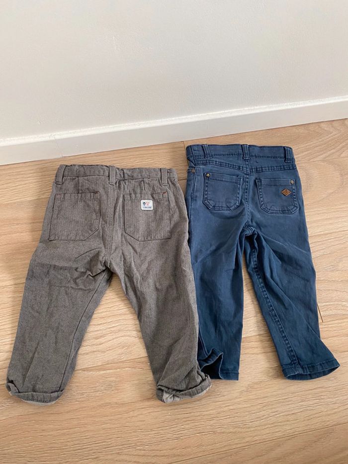 Lot de 2 jeans 12 mois obaibi neuf - photo numéro 4