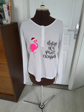 Tee shirt manche longue nid d abeille imprimé  Joe Fresh