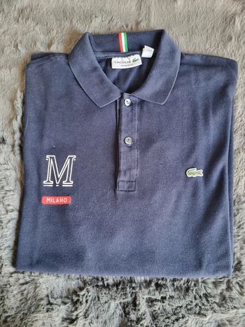 Polo manches courtes Lacoste Bleu, S Hommes