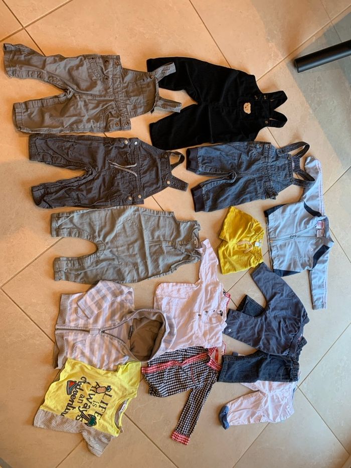 Lot vêtement 12mois mi-saison