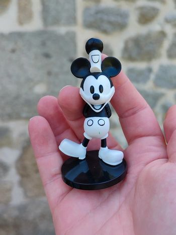 Figurine mickey Steamboat noir et blanc