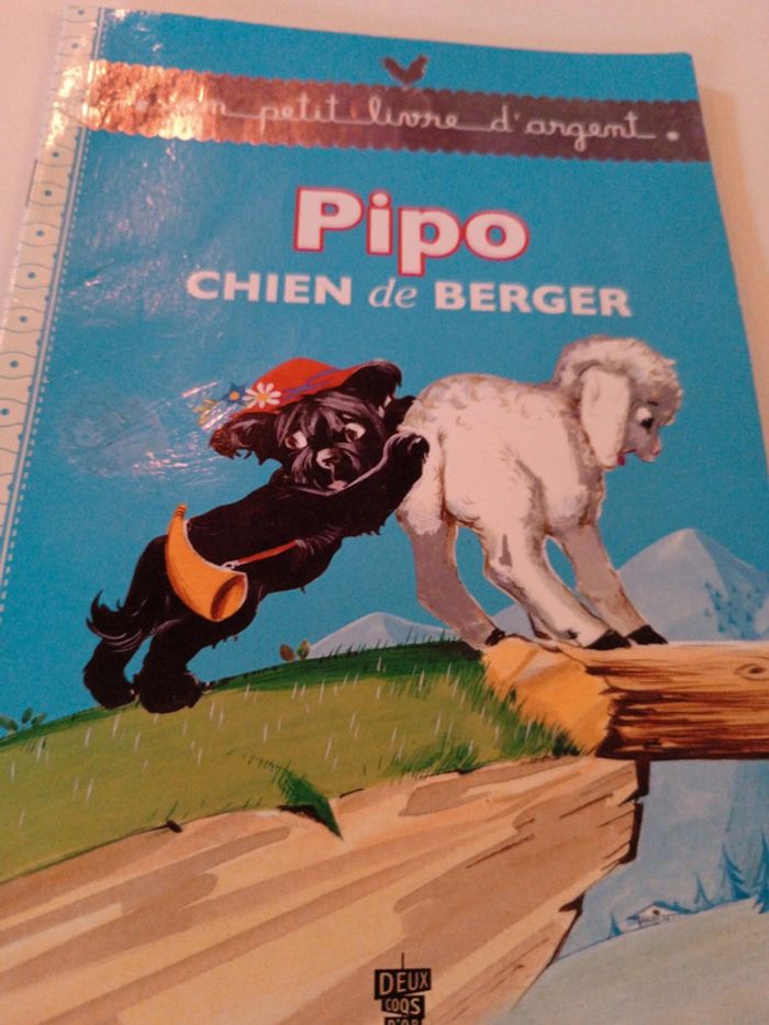 Livre d'argent Book histoire mouton brebis pipo chien dog berger deux coqs hachette pierre probst - photo numéro 2