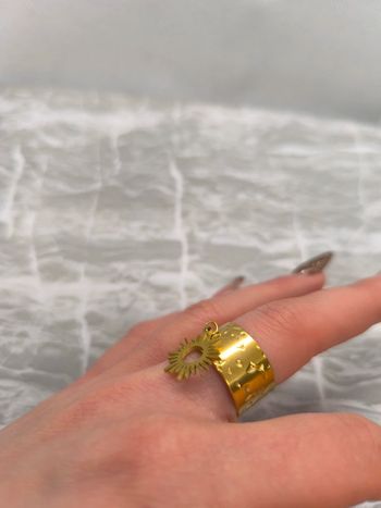 Bague neuve , acier inoxydable, taille 52