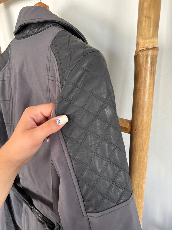 Manteau imperméable gris Laura Jo taille M - photo numéro 13