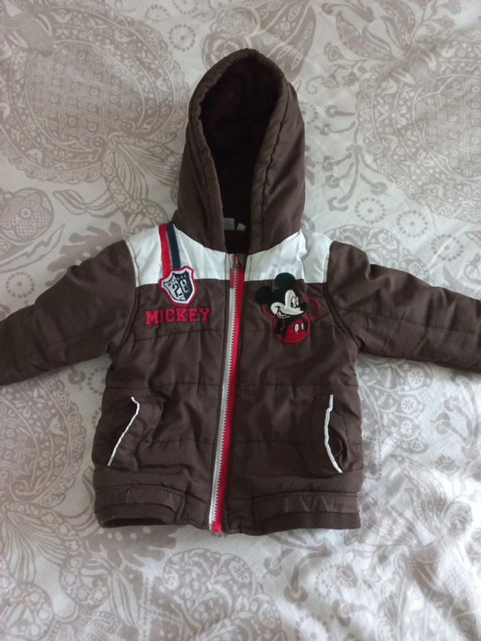 Doudoune marron Mickey marron 18 mois Disney baby