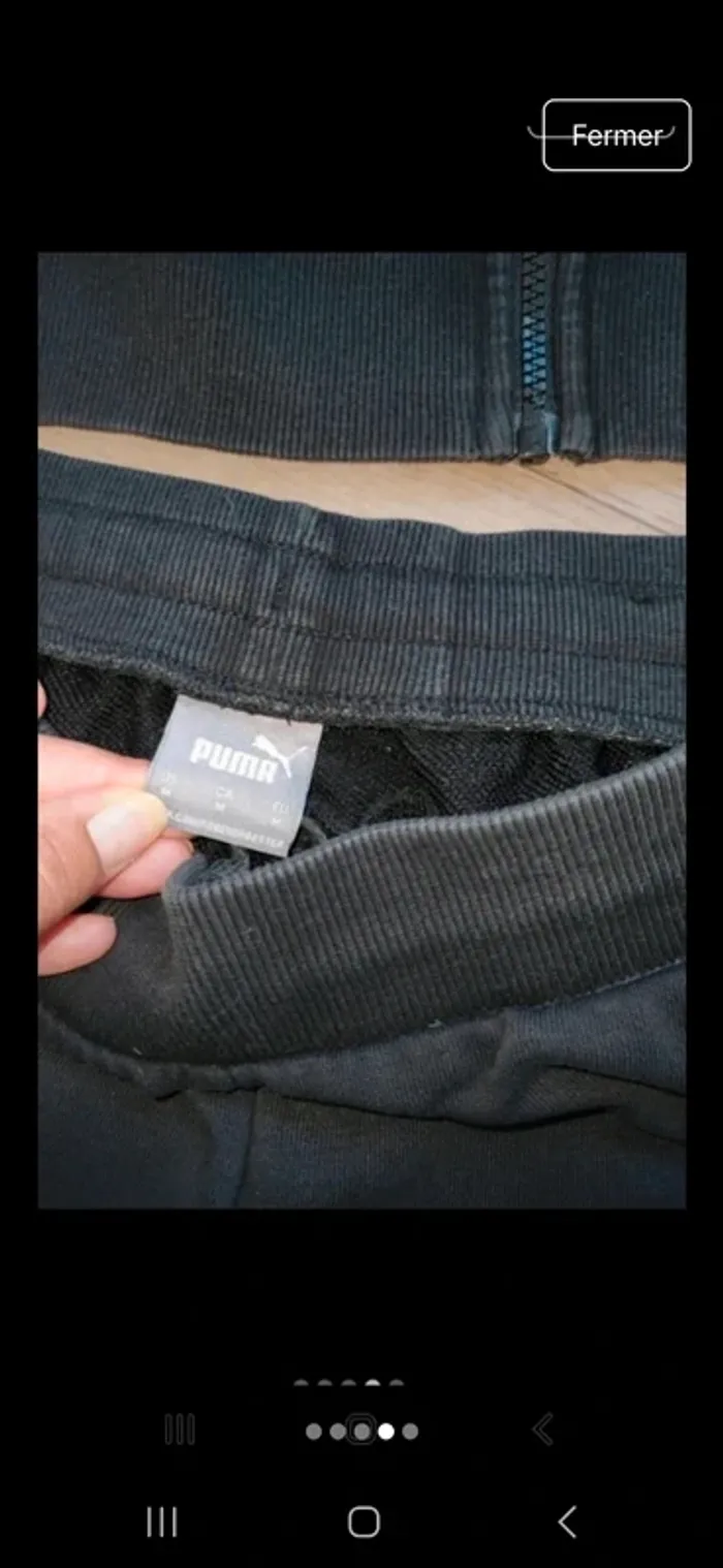 Survêtement homme puma m - photo numéro 4