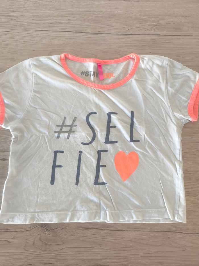 Tee-shirt manches courtes court 14 ans - photo numéro 2