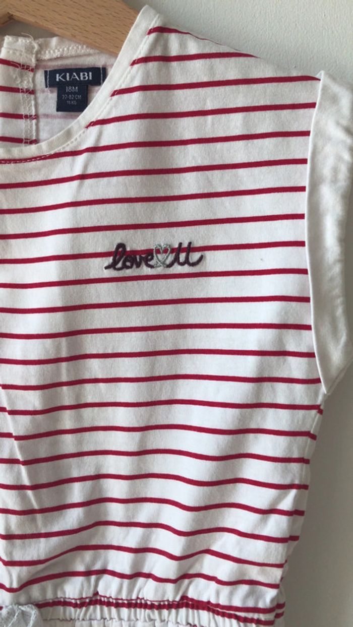 Robe rayée manches courtes - photo numéro 2