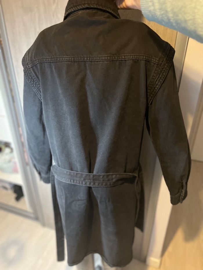 Veste noire en jean - photo numéro 6