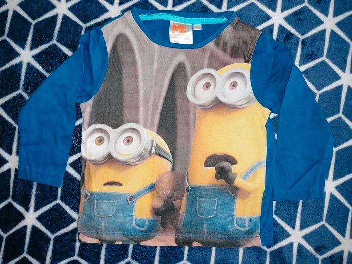 Tee-shirt garçon les minions 24 mois