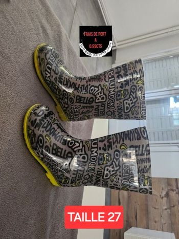 Botte de pluie T27 garçon