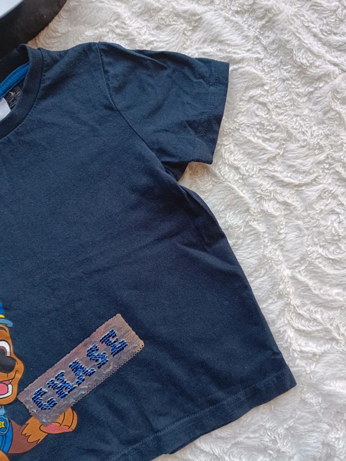 Tee shirt chemise manches courtes Garçon 2/4 ans Chase Pat patrouille Paw Patrol Nickelodeon - photo numéro 5