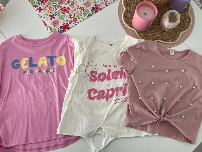 Lots de 3 tee shirts