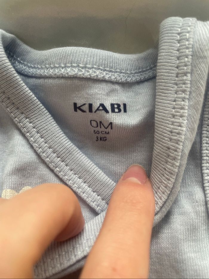 Lot de 3 body sans manches fille 0mois kiabi - photo numéro 6